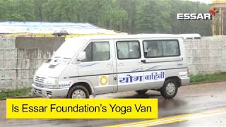 Foundation's Yoga Van is a big hit with the people living in the remote areas