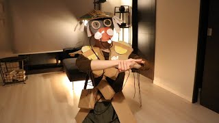 家にあるものでブラッドハウンドのコスプレを作ってみた！！