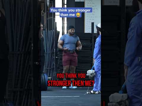 You think you stronger than me 😂 Anatoly