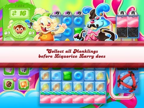 Candy Crush Jelly Saga Level 1224 (3 stars, No boosters)