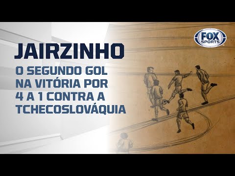#FoxSports50AnosDoTri - O segundo gol de Jairzinho na vitória por 4 a 1 contra a Tchecoslováquia