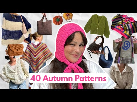 40 Cozy Fall Crochet Patterns *with links* 🧶🍂🍁