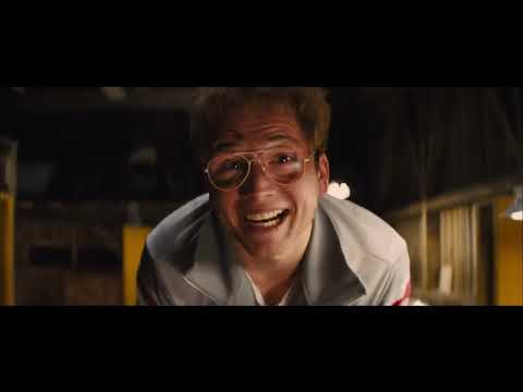 Trailer frame: Eddie’s first takeoff seen in slow motion; synth pad and gated drums