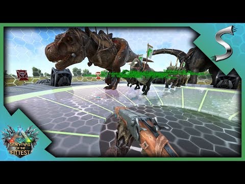 I STOLE EVERYONE'S DINOS! DINO ARMY ON THE PLATFORM! - Ark: Survival of the Fittest [SOTF Gameplay]