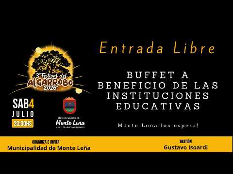 Tercer festival del algarrobo en Monte Leña