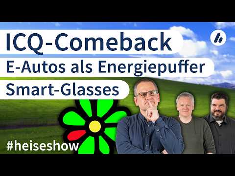 Video Thumbnail: #heiseshow: E-Autos als Energiepuffer, Smart-Glasses-Verbot, ICQ-Comeback