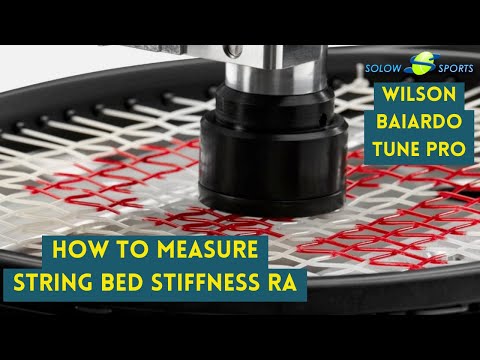 Measuring String Bed Stiffness RA | String Tension on a Tennis Racket |