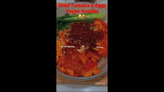 Fried Tomato & Egg Youpo Noodles Recipe😋
