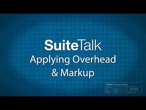 Applying Overhead And Markup