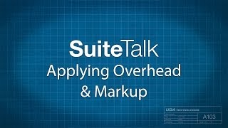 Applying Overhead and Markup
