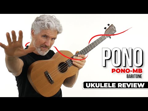 Pono MB Solid Mahogany Baritone Ukulele image 7