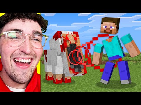 Shark - I Scared My Friend with BLOOD Mobs in Minecraft