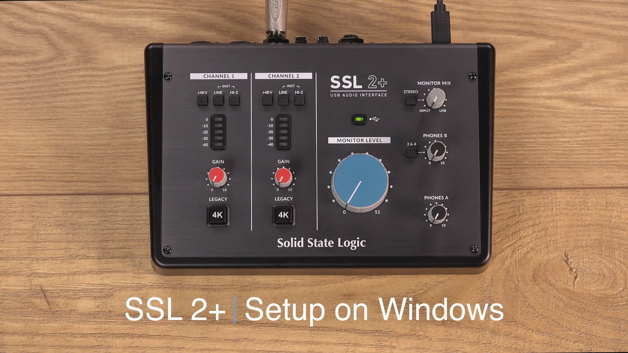 Solid State Logic Audio Interface SSL 2+ Recording Pack