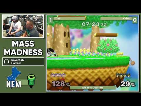 Mass Madness 41 SSBM - Trail (ICs, Ganon) vs. Kalvar (Marth) - Melee WQF