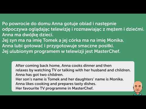 Polish easy reading with audio: Anna Kowalska