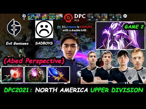 Evil Geniuses vs SADBOYS | Abed Void Spirit A-GOD MIDLANE DPC 2021 Upper Division game2 Dota 2