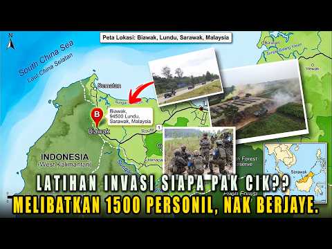 Angkatan Darat Malaysia Gelar Latihan Besar di Perbatasan Kalimantan Barat, Latihan Invasi Siapa Ke?