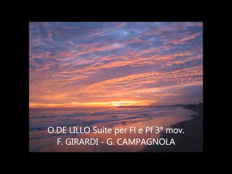 OTTAVIO DE LILLO Suite per Fl e Pf 3° mov. F. GIRARDI - G. CAMPAGNOLA