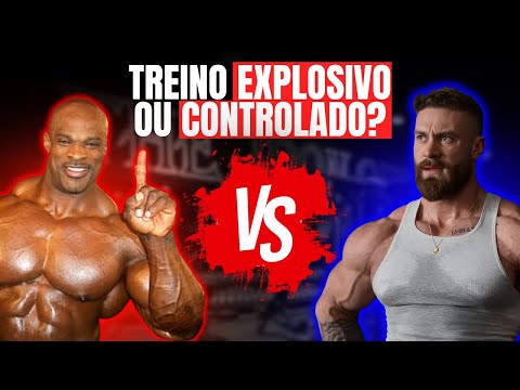 Treino EXPLOSIVO ou CONTROLADO? Qual o MELHOR para VOCÊ? (Ronnie Coleman vs. Cbum)
