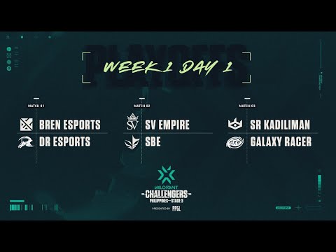 (EN) 2021 VCT Stage 3 - Challengers PH - Week 1 Main Event - Day 1