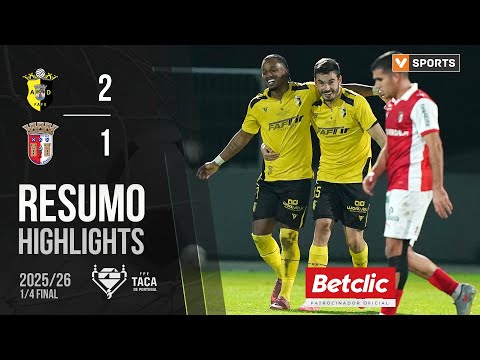 Resumo: Fafe 2-1 Braga (Taça de Portugal 25/26)