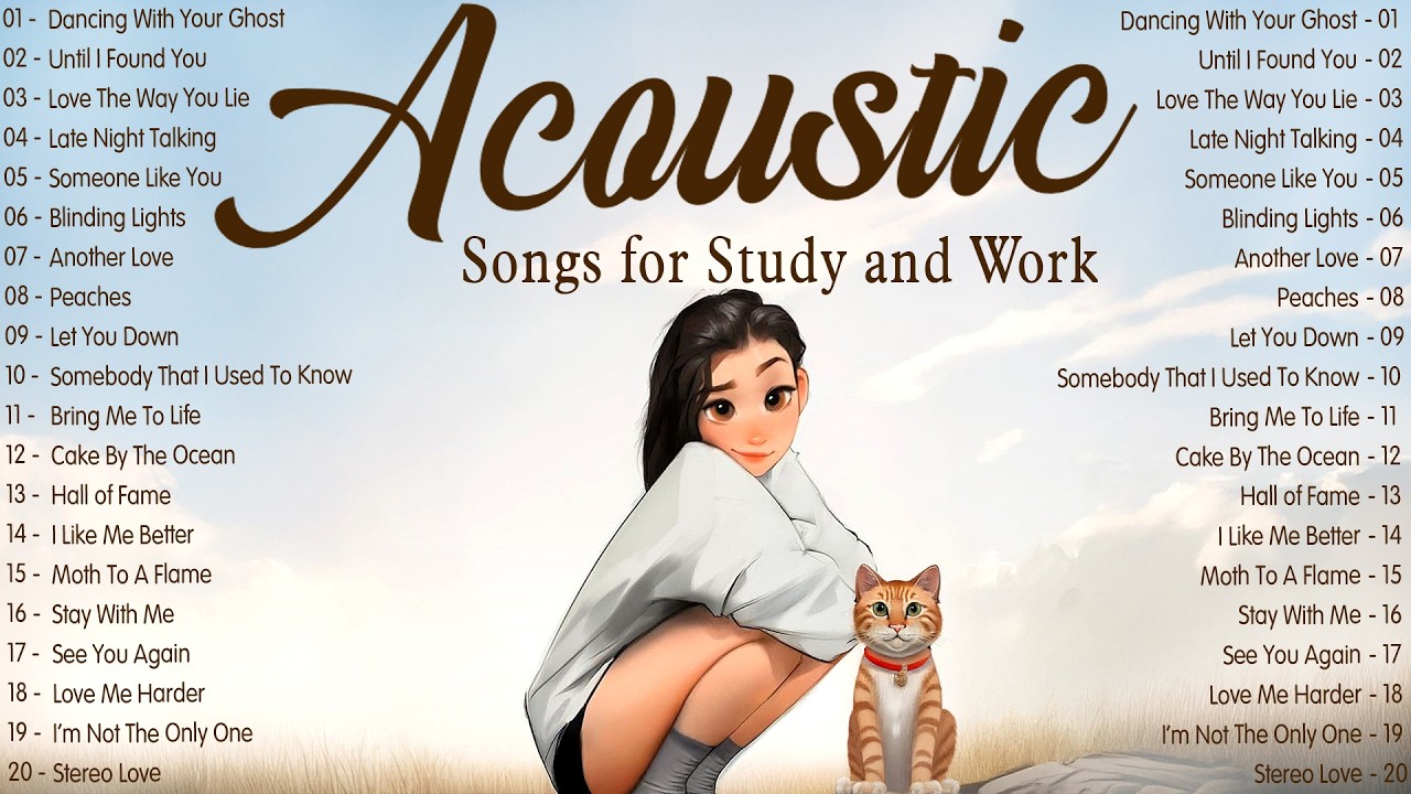 Turn Your Room into a Cozy Cafe ☕ Acoustic Songs with Lyrics 2026 for Study and Work