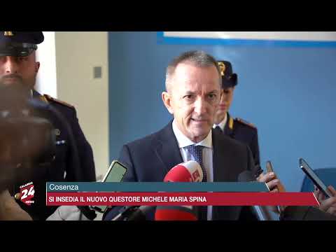 Cosenza: si insedia il nuovo questore Michele Maria Spina