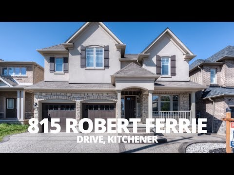 Fabulous Family Home - 815 Robert Ferrie Drive - Kitchener Real Estate Video