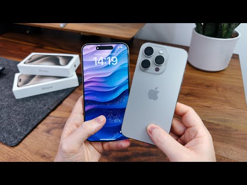 iPhone 15 Pro/Pro Max - Natural Titanium: Unboxing + Impressions