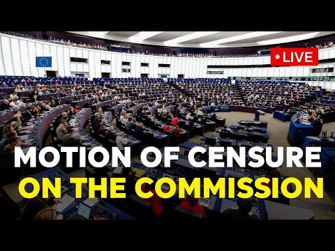 MEPs debate the vote on a motion of censure against the European Commission
