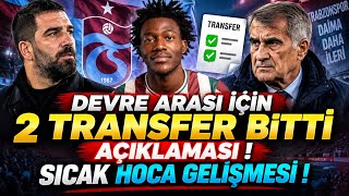 Devre Arası İçin 2 Transfer Bitti Açıklaması ! Sıcak Hoca Gelişmesi ! 