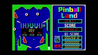 Pinball Land (ピンボールランド) for the NEC PC-88