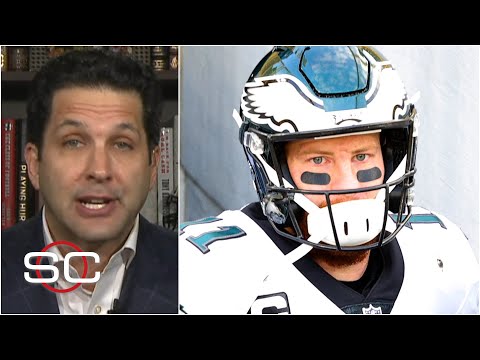 亞當-舍夫特（Adam Schefter）分析了卡森-溫茨的交易細節｜體育中心 (Adam Schefter breaks down details of the Carson Wentz trade | SportsCenter)