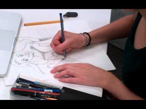 Meagan Fisher Time Lapse Design Unscripted Kickstarter Sketch