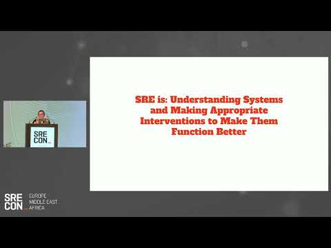 SREcon22 Europe/Middle East/Africa - What SRE Could Be: Systems Reliability Engineering