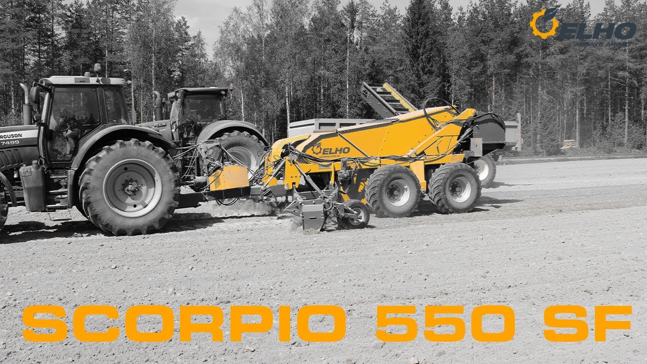 ELHO Scorpio 550 SF kőgyűjtőgép