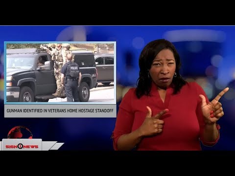 Gunman identified in veterans home hostage standoff (ASL - 3.10.18)