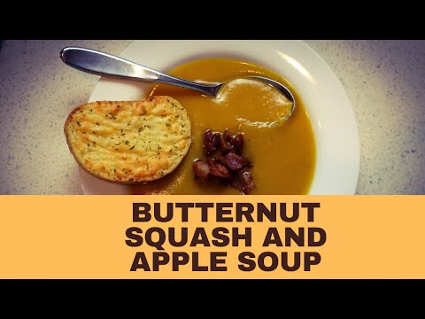 Butternut Squash and Apple Soup - Delicious Soup for Fall