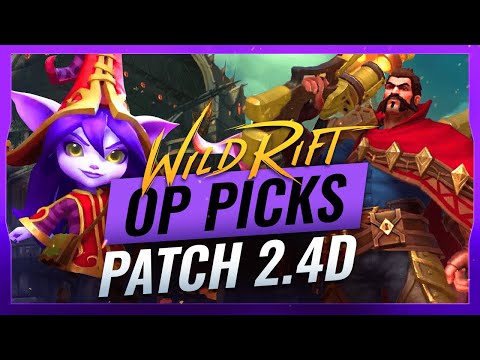 TOP 5 Champs to CLIMB to DIAMOND in Wild Rift (Patch 2.4D - LoL Mobile)