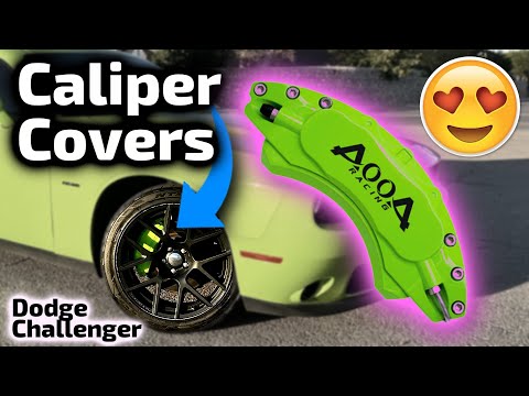 AOOA Racing Caliper Covers for Dodge Challenger RT! (Installation and Review)