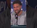 Klay Thompson speaks on his MISSED free throws in the clutch ? #shorts