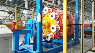 Cable shielding/armouring machine(Copper/Steel wire)