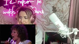 BARBRA STREISAND -  ONE MORE LOOK AT YOU / WATCH ME CLOSELY - REACTION VIDEO