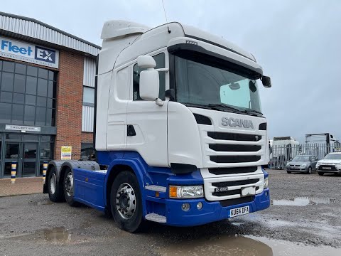 SCANIA R450 *EURO 6* HIGHLINE 6X2 TRACTOR UNIT 2014 - KU64 DFA