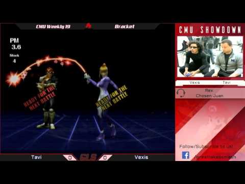CMU Weekly 19 - Tavi (Zero Suit Samus) vs. Vexis (Falcon/Fox)