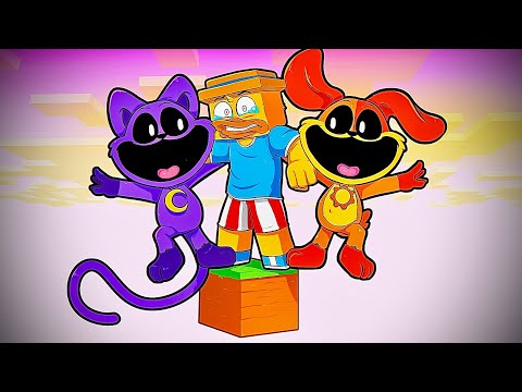 24 Horas Preso com CATNAP e DOGDAY em 1 BLOCO! - O Filme