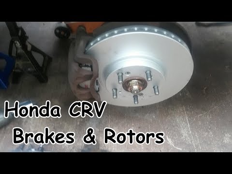 Front Brakes & Rotors Replacement - Honda CRV 2006