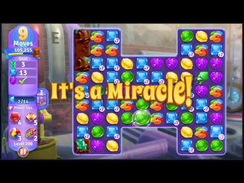 Wonka's World of Candy Level 200 - NO BOOSTERS + FULL STORY 🍫 | SKILLGAMING ✔️