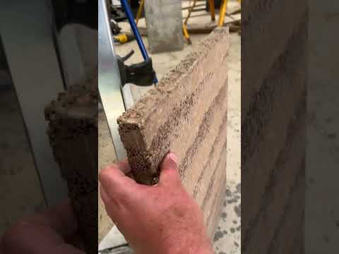 Mini earth walls. #rammedearth