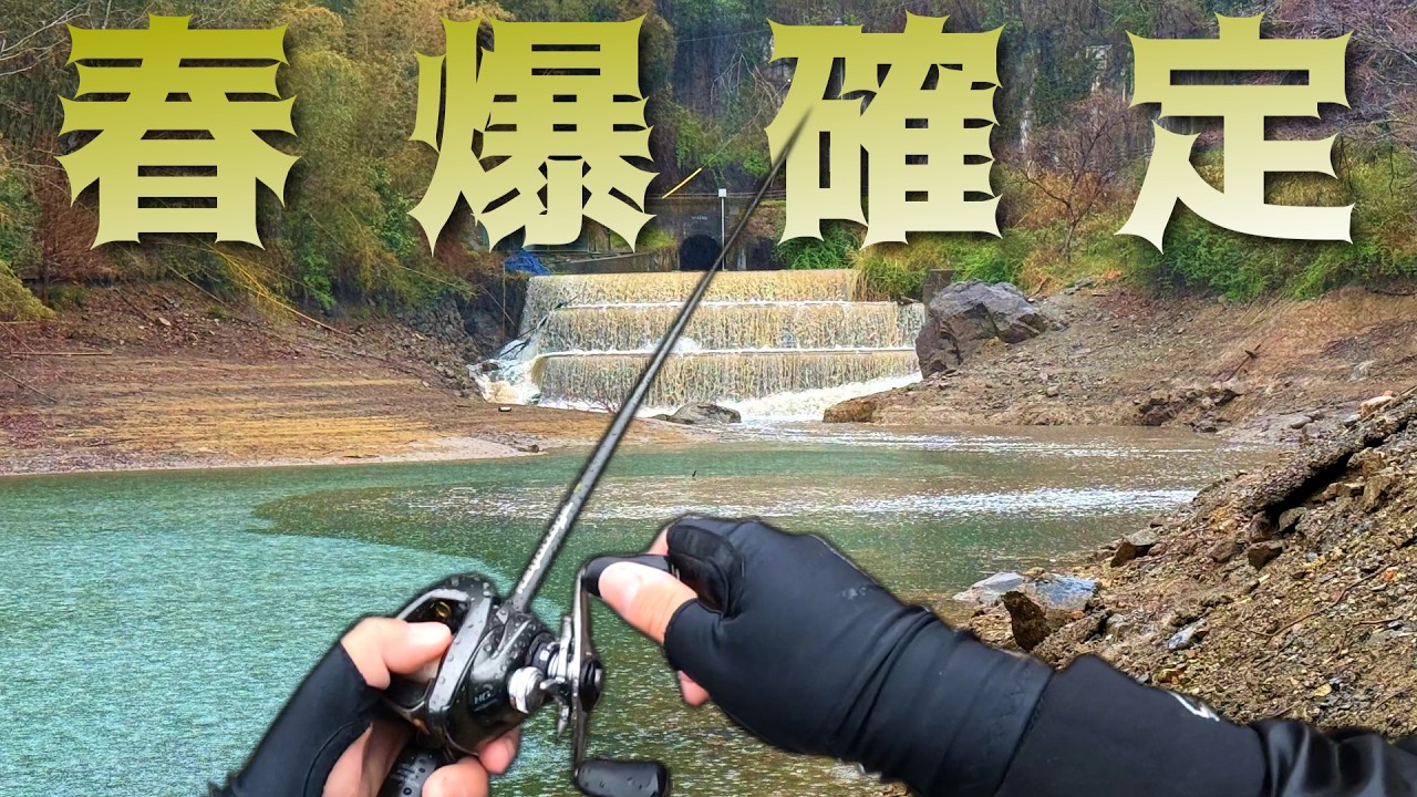 一桁気温の冷たい大雨でも、ルアー選びを間違わなければ春爆出来ます！
